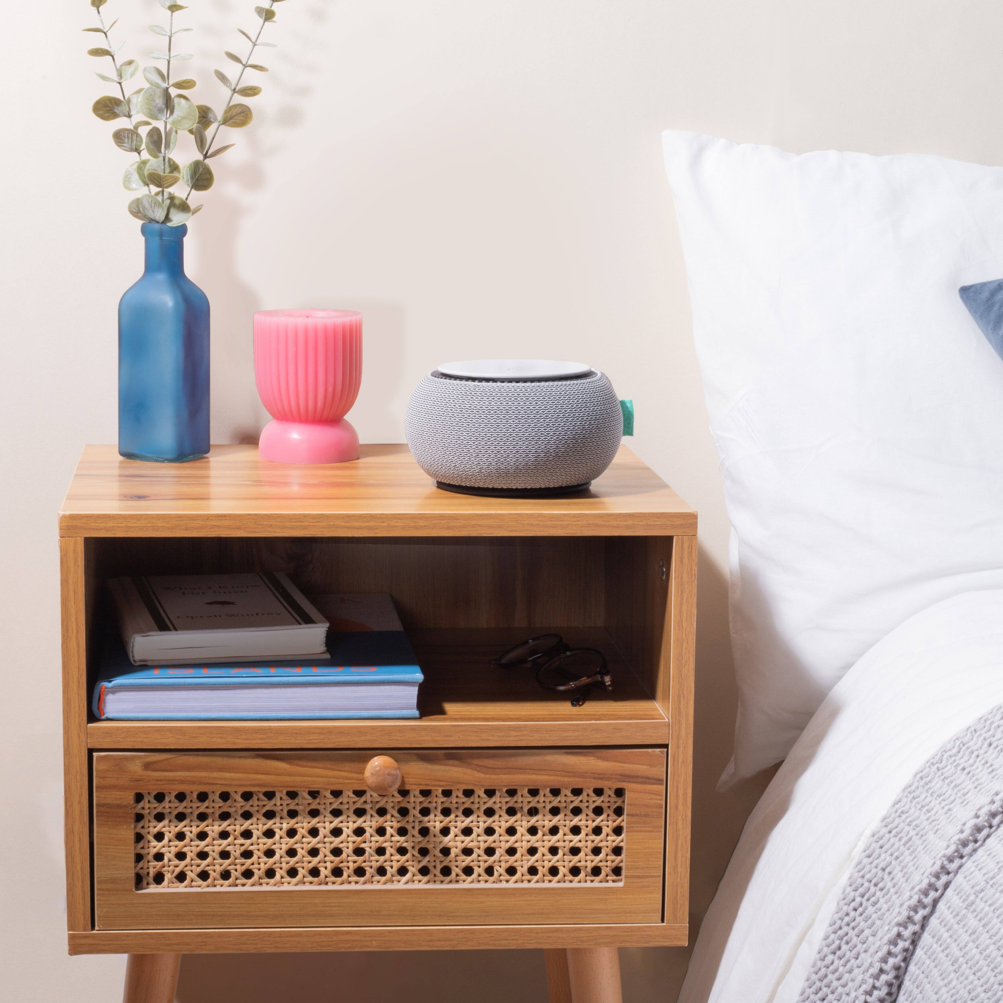 Alt View 1. SNOOZ - SNOOZ Smart White Noise Machine, Non-Looping White Noise with Real Fan Inside - Cloud.