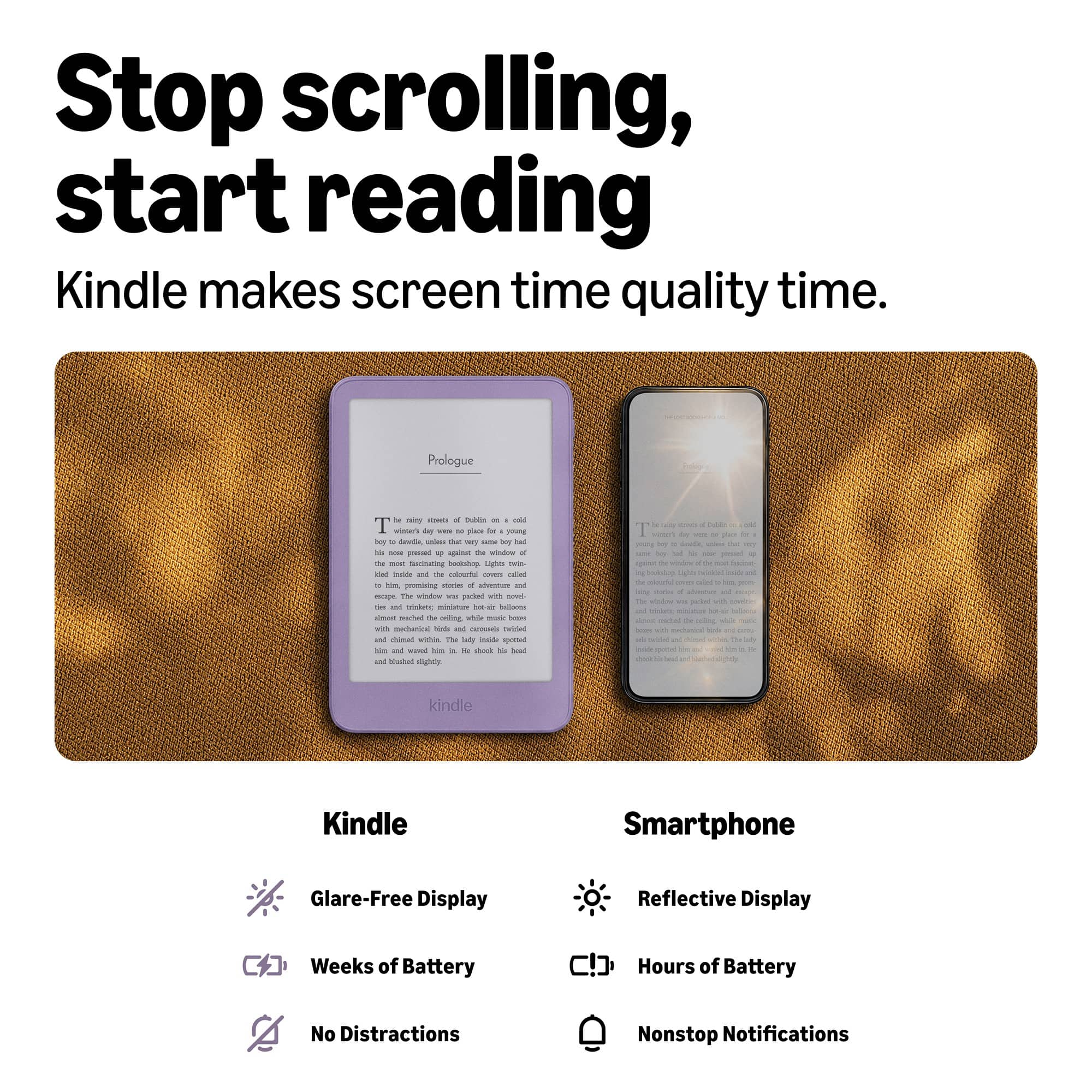 Amazon Kindle 16GB (newest model), Now thinner, lighter, and