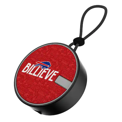 Front. Keyscaper - Buffalo Bills Bluetooth IPX7 Waterproof Speaker - Black.
