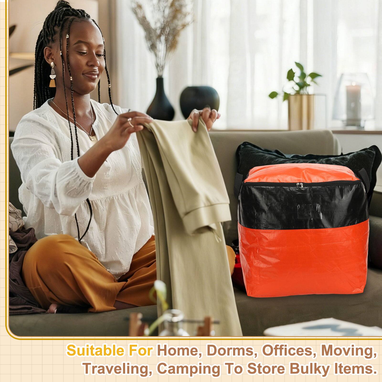 Suitable For Home, Dorms, Offices, Moving, Traveling, Camping To Store Bulky Items.