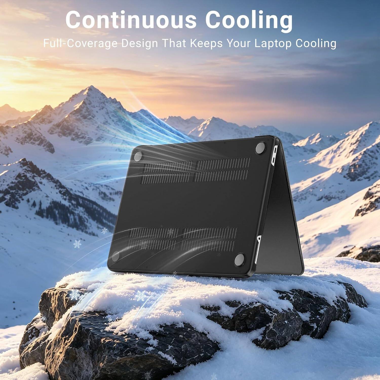 Continuous Cooling  
Full-Coverage Design That Keeps Your Laptop Cooling
