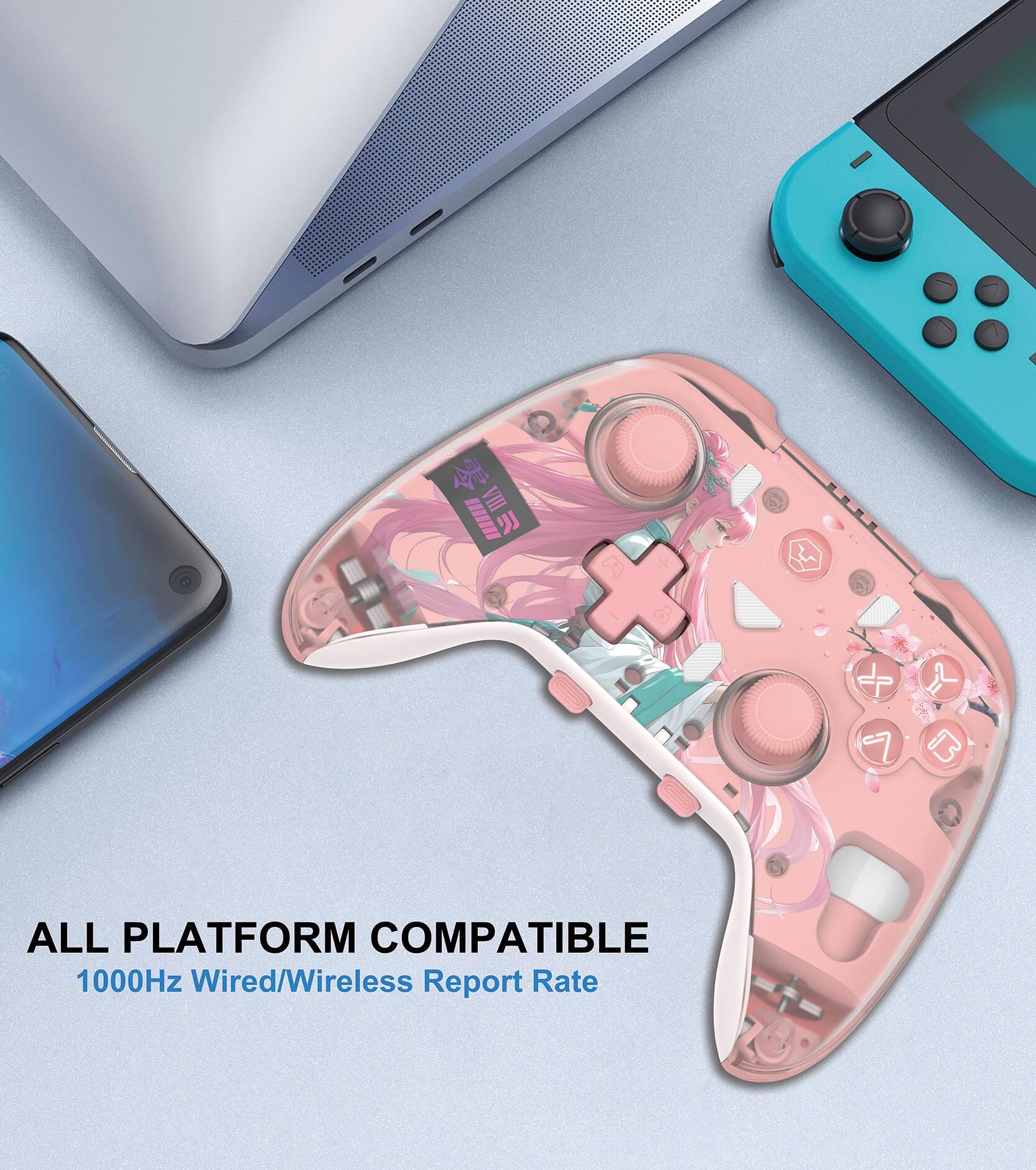 ALL PLATFORM COMPATIBLE  
1000Hz Wired/Wireless Report Rate