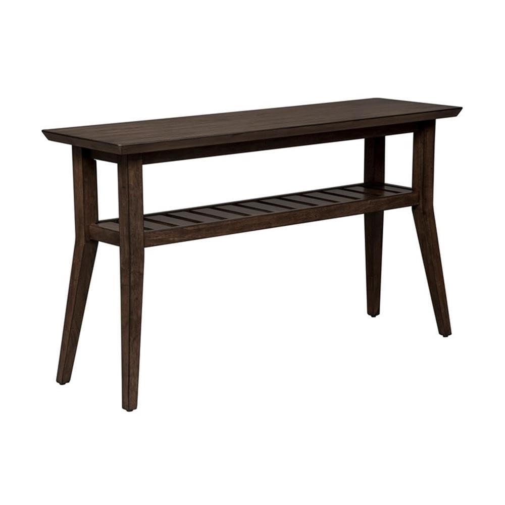 Alt View 2. Liberty Furniture Industries - Ventura Blvd Sofa Table in Bronze Spice - Brown.