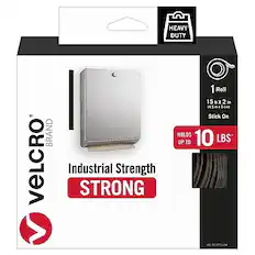HEAVY DUTY
VELCRO BRAND
Industrial Strength
STRONG
1 Roll
15 ft x 2 in (45 cm x 5 cm)
Stick On
HOLDS UP TO 10 LBS
VEL-901570-U54