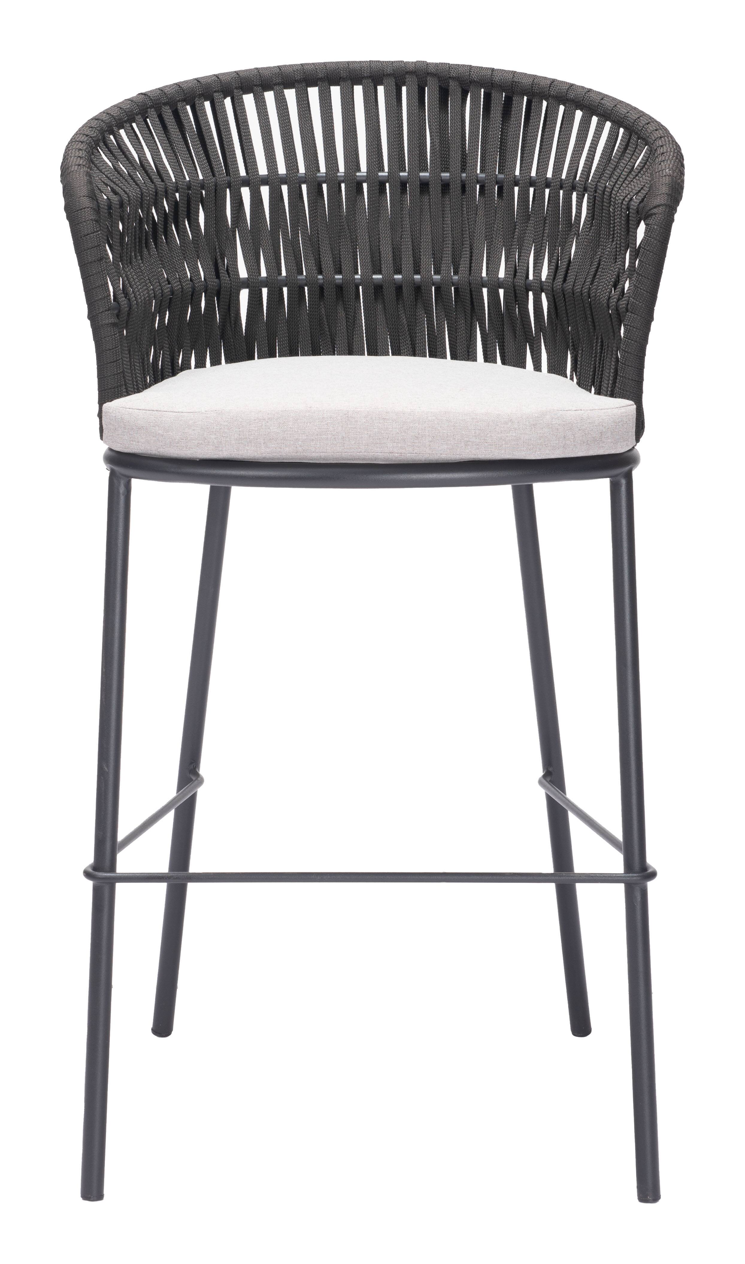 Alt View 1. Hivvago - Freycinet Barstool (Set of 2) Black - Black.