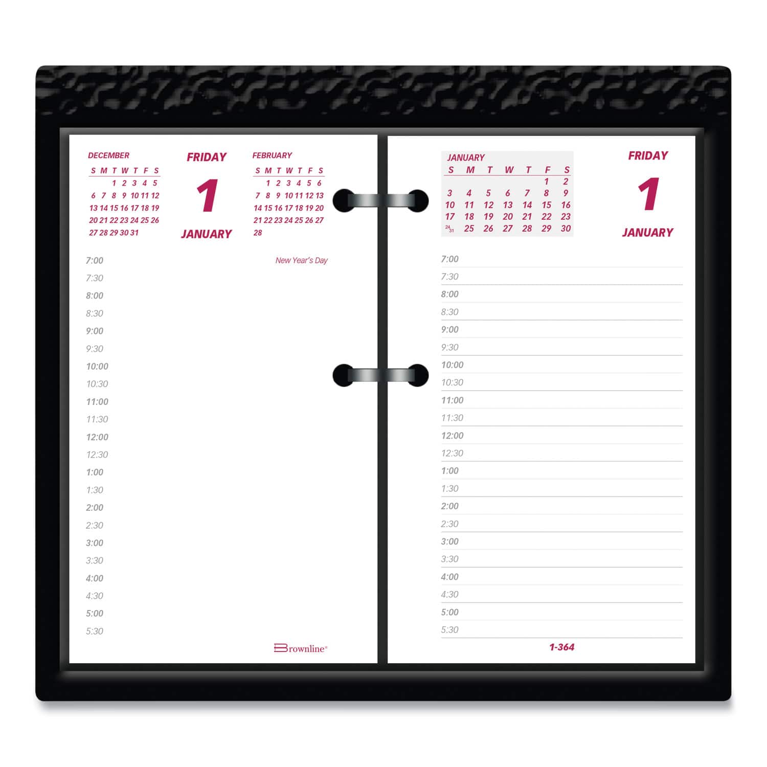 Brownline - Daily Calendar Pad Refill 6 x 3.5 White Burgundy Gray Sheets 12 Month Jan to Dec 2026 price history on PriceWatchPro