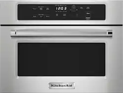 KitchenAid - 1.4 Cu. Ft. Built-In Microwave - Stainless Steel - Front_Zoom