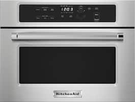 KitchenAid - 1.4 Cu. Ft. Built-In Microwave - Stainless Steel - Front_Zoom