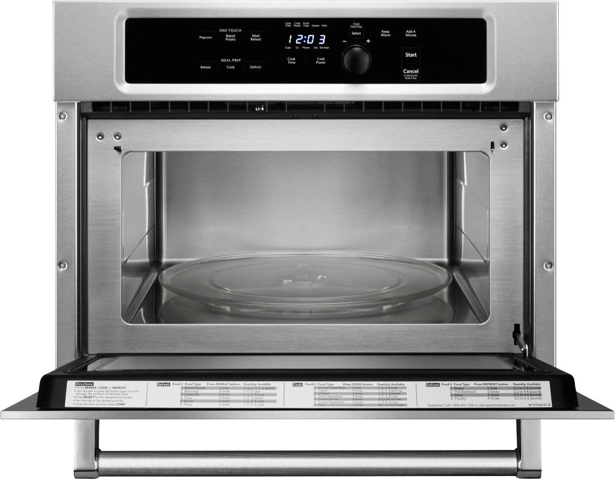 Alt View 12. KitchenAid - 1.4 Cu. Ft. Built-In Microwave - Stainless Steel.
