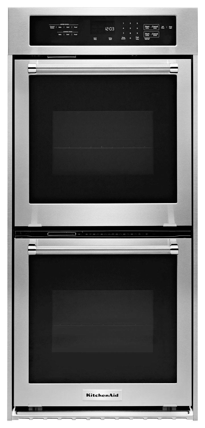 KitchenAid KODC304EBL 24 Electric Double Wall Oven with True Convection, Story & Lee Furniture