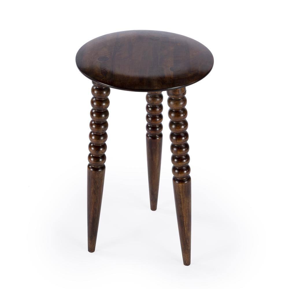 Alt View 2. Butler Specialty - Fluornoy Wood Side Table - Medium Brown.