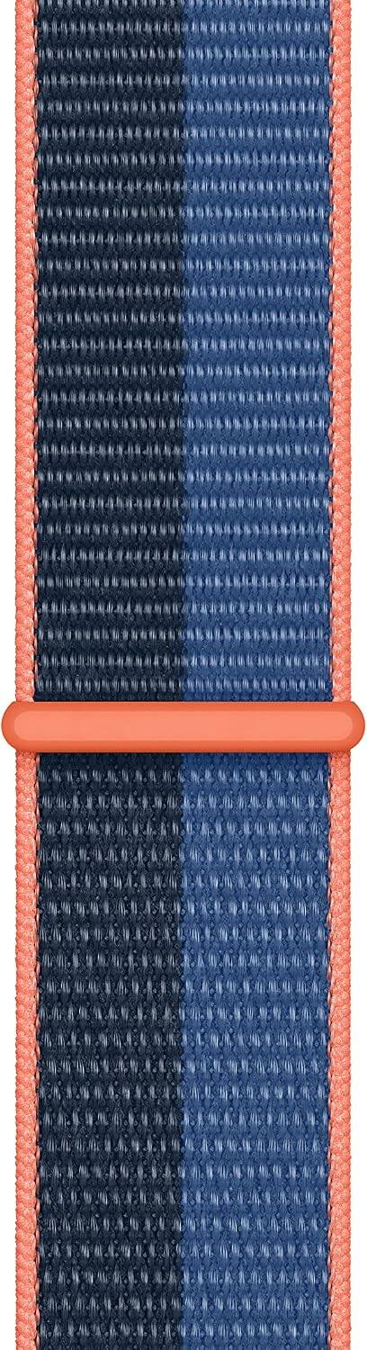 Alt View 1. Apple - Apple Watch Band - Sport Loop (45mm) - Blue Jay/Abyss Blue - Extra Large - Blue.