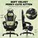 SOFT VELVET PERKY-CUTE KITTEN
Upgraded footrest and lumbar support
- Height: 48.03" - 51.96"
- Width: 21.65"
- Depth: 20.0"
- Seat Height: 19.7"
- Armrest Height: 25.59"
- Back Height: 35.82"
- Seat Depth: 18.3"
- Seat Width: 22.3"
- Overall Height: 28.74"