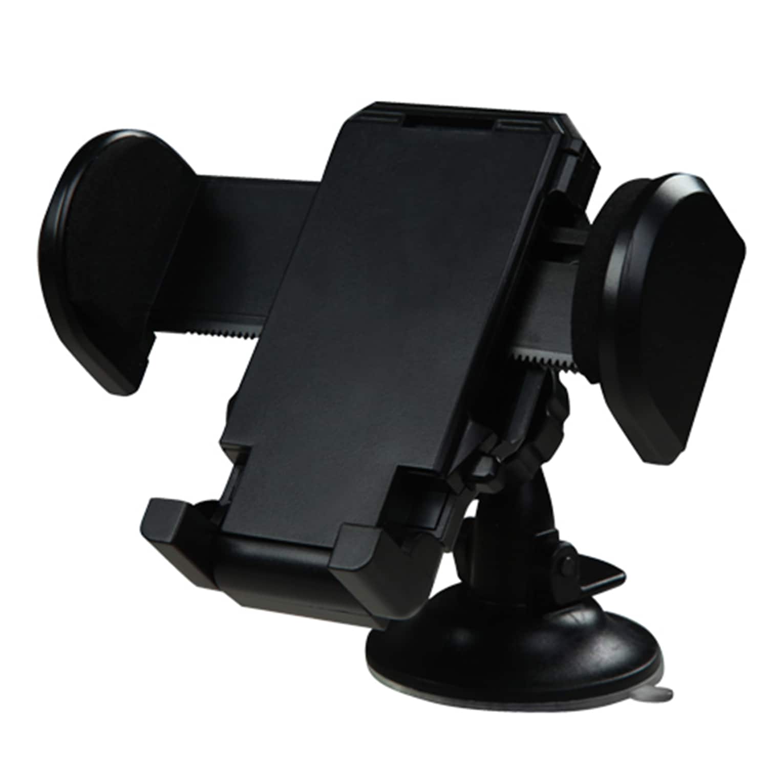 Front. Mybat - MyBat Dash & Vent Phone Holder / Black Car Mount - Fits 5.11” Smartphones - Black.