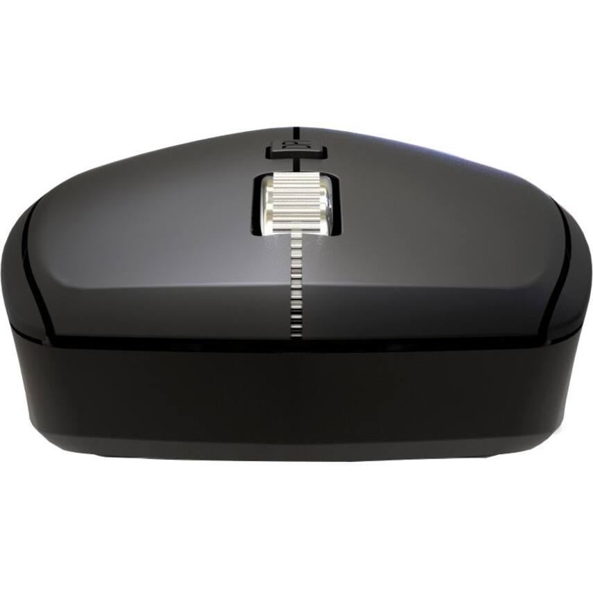 Alt View 2. Urban Factory - Urban Factory CYCLEE: Eco-Designed 2.4Ghz Wireless Mouse - Wireless - Radio Frequency - 2.40 GHz - USB Type A, USB Type - Black.