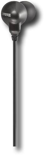 Front Standard. Shure - Sound-Isolating Earphones - Black.