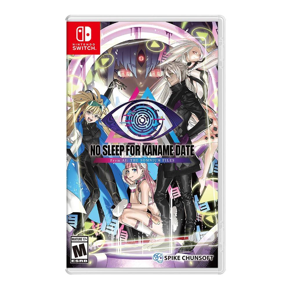 NINTENDO SWITCH. NO SLEEP FOR KANAME DATE From AI: THE SOMNIUM FILES MATURE 17+ M ESRB SPIKE CHUNSOFT