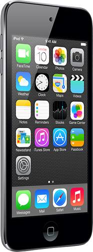 Angle. Apple - iPod touch® 16GB MP3 Player (5th Generation) - Space Gray.