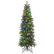 Front. Costway - 5FT Pre-Lit Hinged Artificial Christmas Tree with 390 Tips & 180 Multicolor Lights - Green.