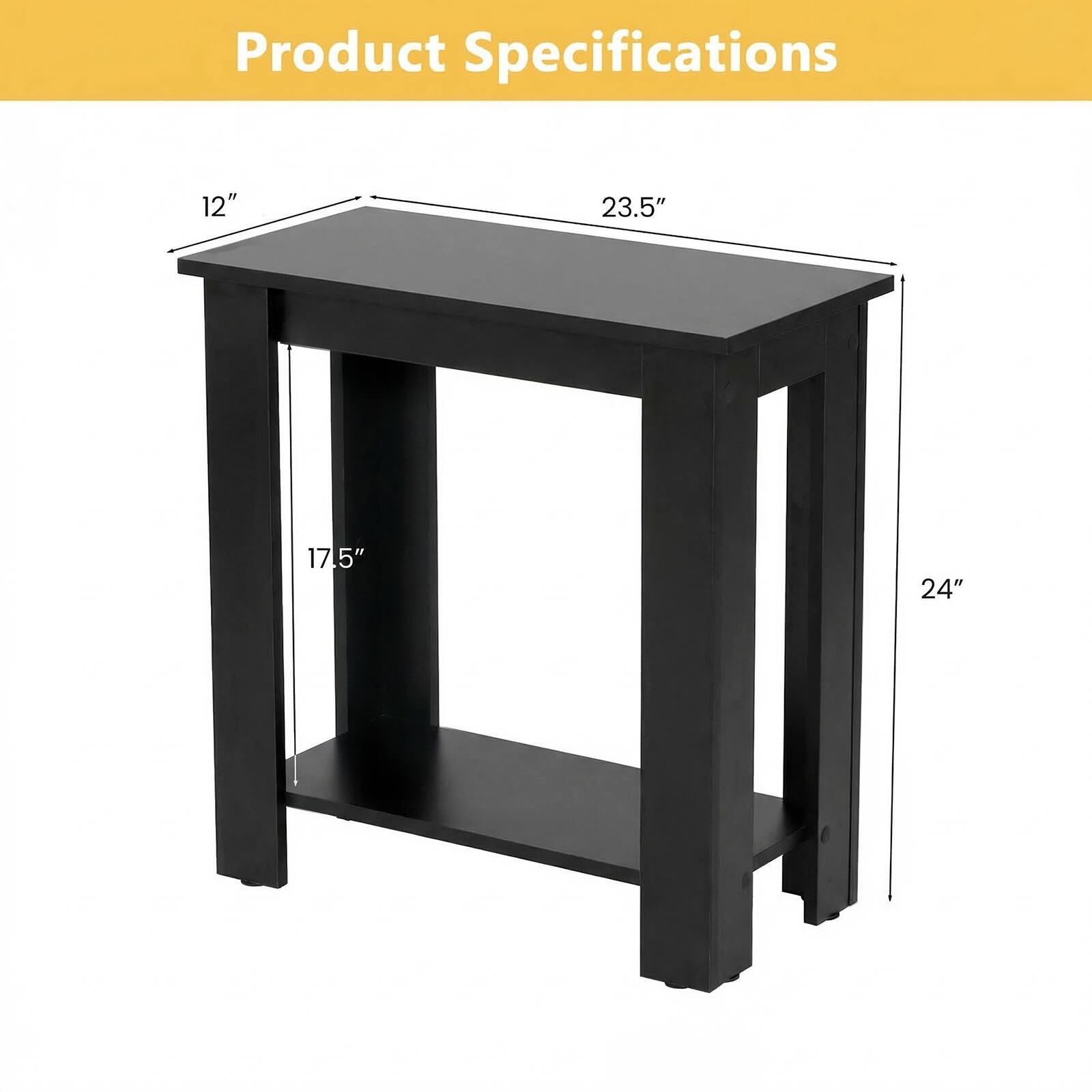 Product Specifications

12" x 23.5" x 17.5" x 24"