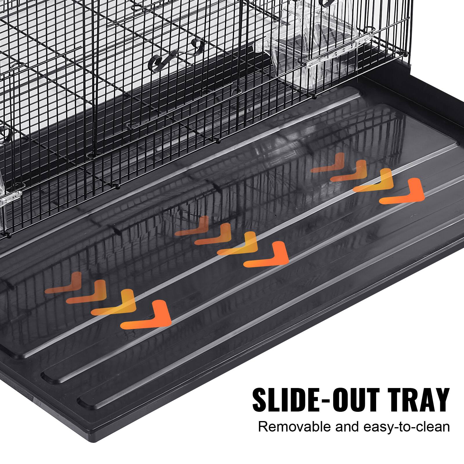 SLIDE-OUT TRAY  
Removable and easy-to-clean