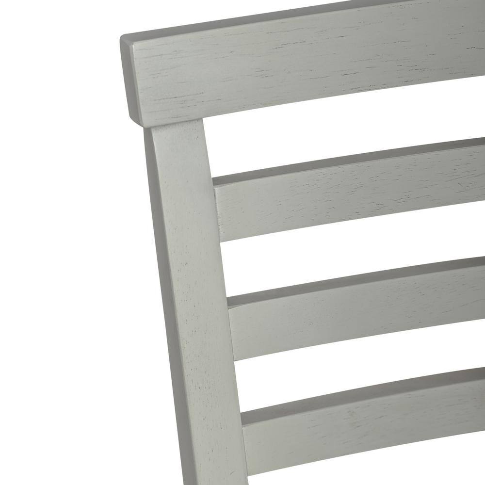 Alt View 8. Liberty Furniture Industries - Uph Ladder Back Side Chair (RTA) - Set of 2 Transitional White - Grey.