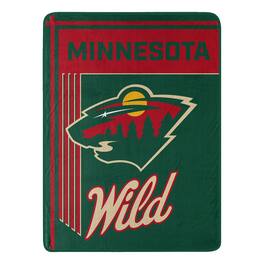 Sweet Home Collection - NHL Minnesota Wild 46" x 60" Raschel Throw Blanket - Green