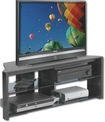Angle Standard. Pinnacle Design - TV Stand for Large Flat-Panel and Projection TVs.