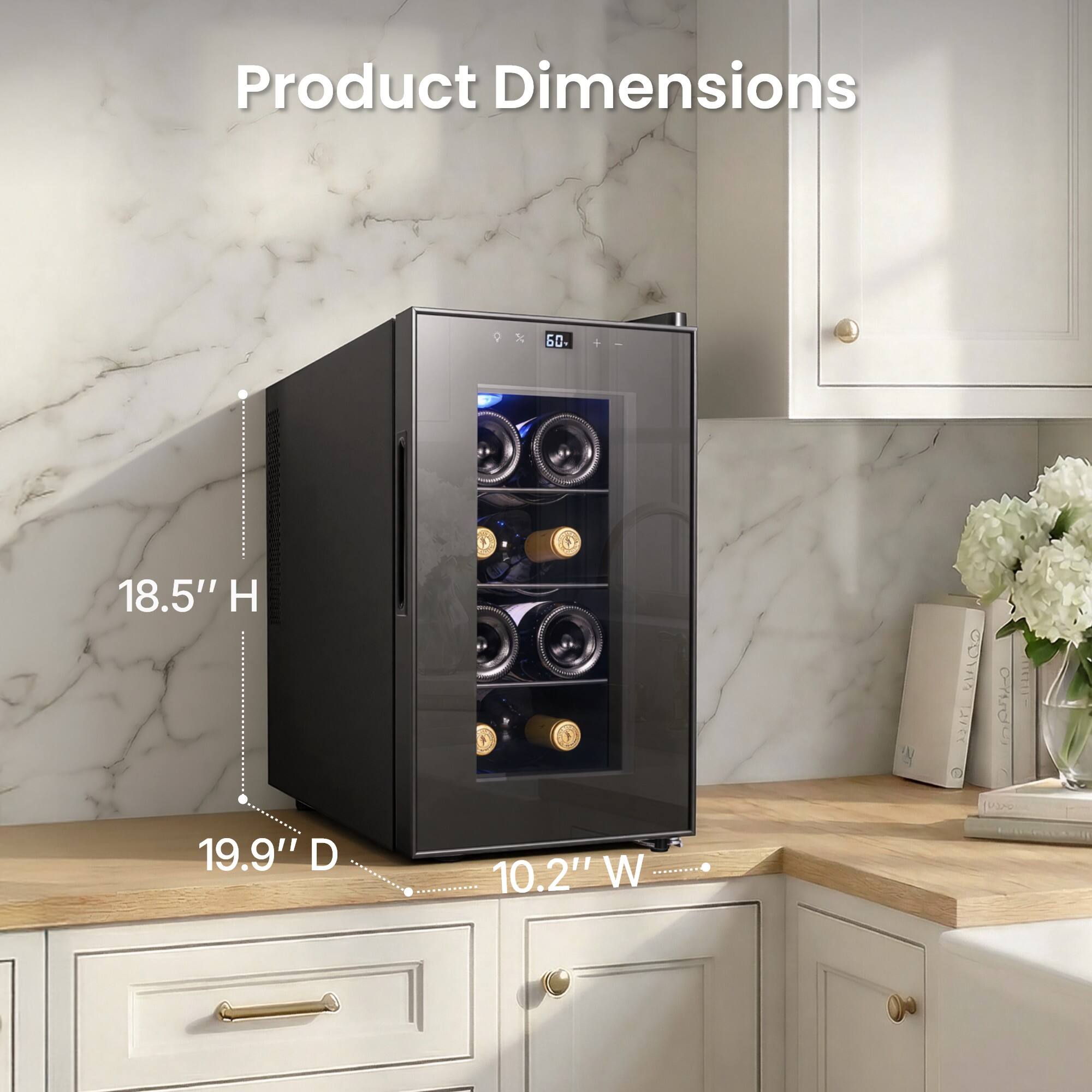 Product Dimensions: 9.6" H x 18.5" D x 10.2" W