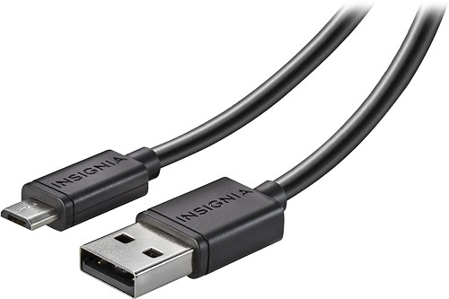 Kruipen Gewend aan Brochure Insignia™ 10' Charge-and-Play Micro USB Cable for DUALSHOCK 4 Controllers  Black NS-GPS4CC101 - Best Buy