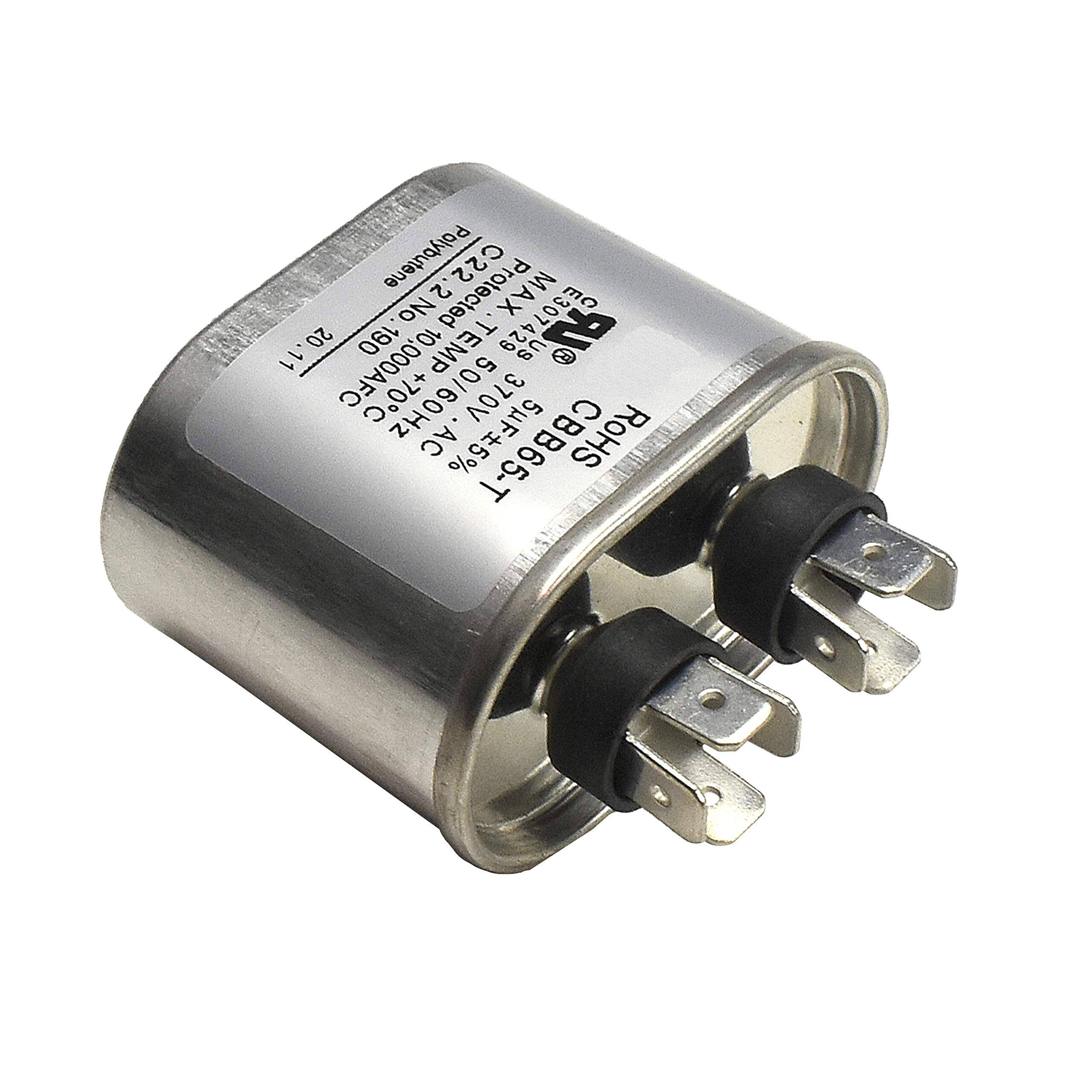 Polybutene .2 Protected C22 No MAX E307429  
20 T 429 dIe 20.11 11 190 TEMP US 10,000AFC +70C 50/60Hz 50/ 370V - AC 5F5% CBB65-T ROHS

CBB65-T  
220VAC 50/60Hz  
370VAC  
10,000AFC  
+70C  
5F5%  
ROHS  
EC  
CBB  
220VAC  
50/60Hz  
370VAC  
10,000AFC  
+70C  
5F5%  
ROHS