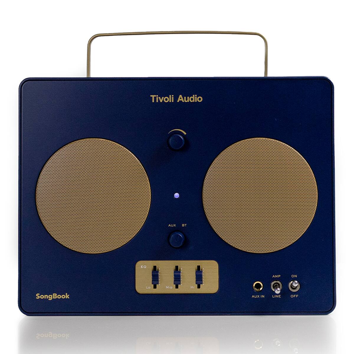 Tivoli Audio - Songbook Bluetooth Speaker with Built-In Pre-Amp and Carrying Handle - Blue