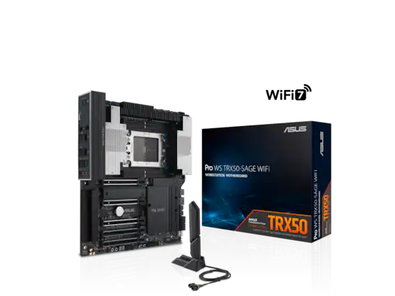 PRO SERIES ASUS Pro WS TRX50-SAGE WIFI WORKSTATION MOTHERBOARD WIFI RX50-SAGE ACTILMRARL TRX50 MD2 THREADRPPER TRX50 WS SOCKET sTAS WERSTAI . LW d ta - - - I - Ia - -m - -A Pro . EN LOCKEL 2 ie *12 1 - n - i VHOS nohinNEc L WT Pro TRX50 SM HOITATOROW TRXSO UTIA TRX50 SAG Q