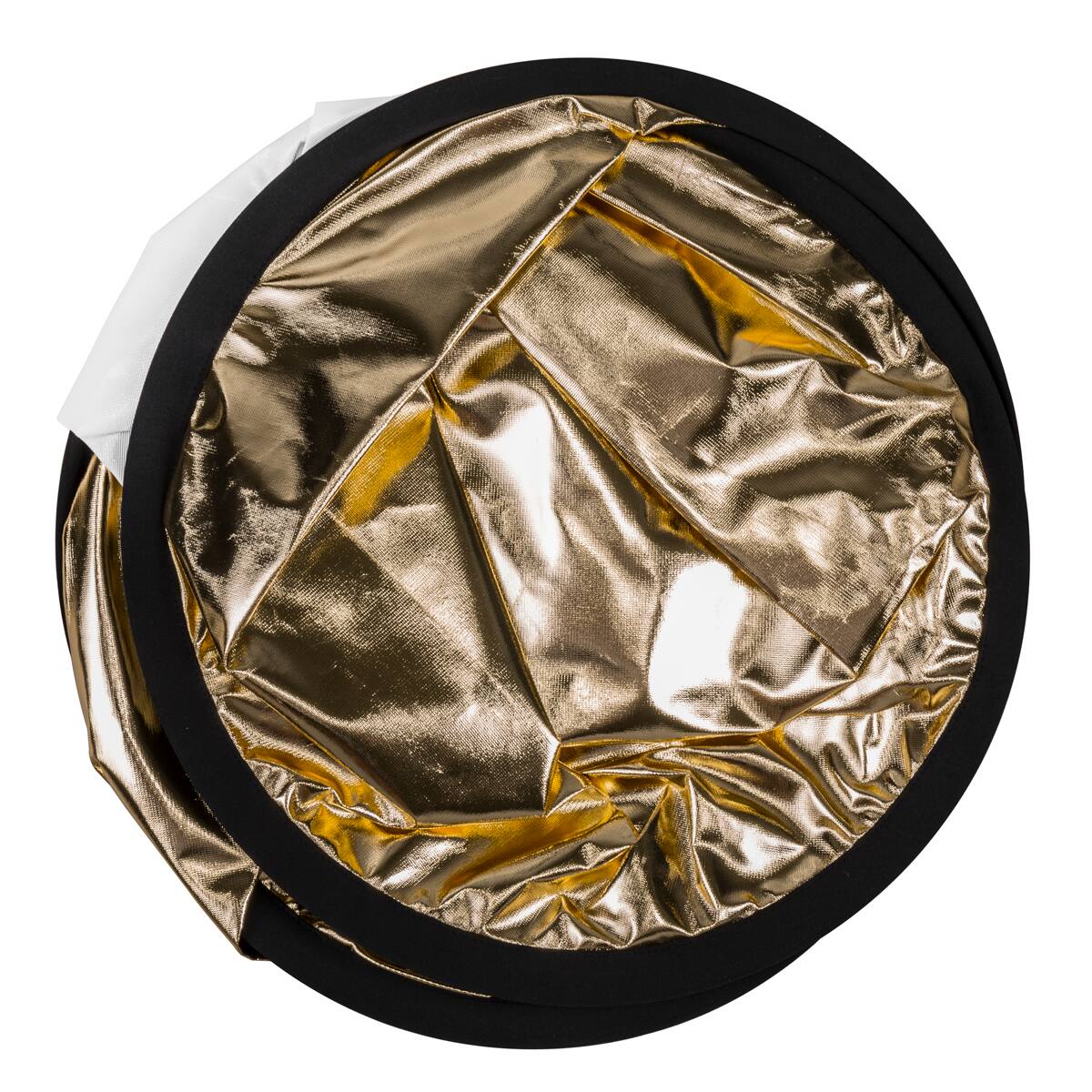 Alt View 3. Glow - Glow Circular Collapsible Reflector with Handles (42", Gold/White).