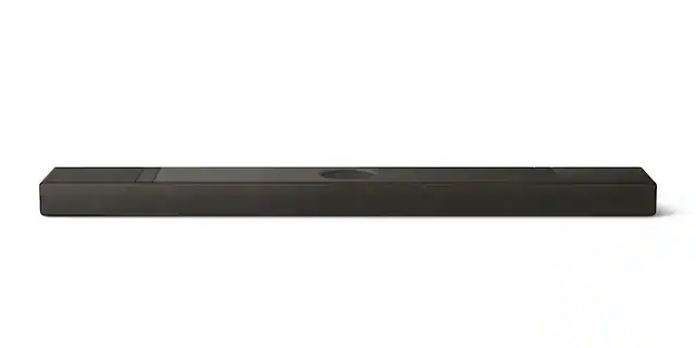 Front. KEF - XIO Soundbar - Black.