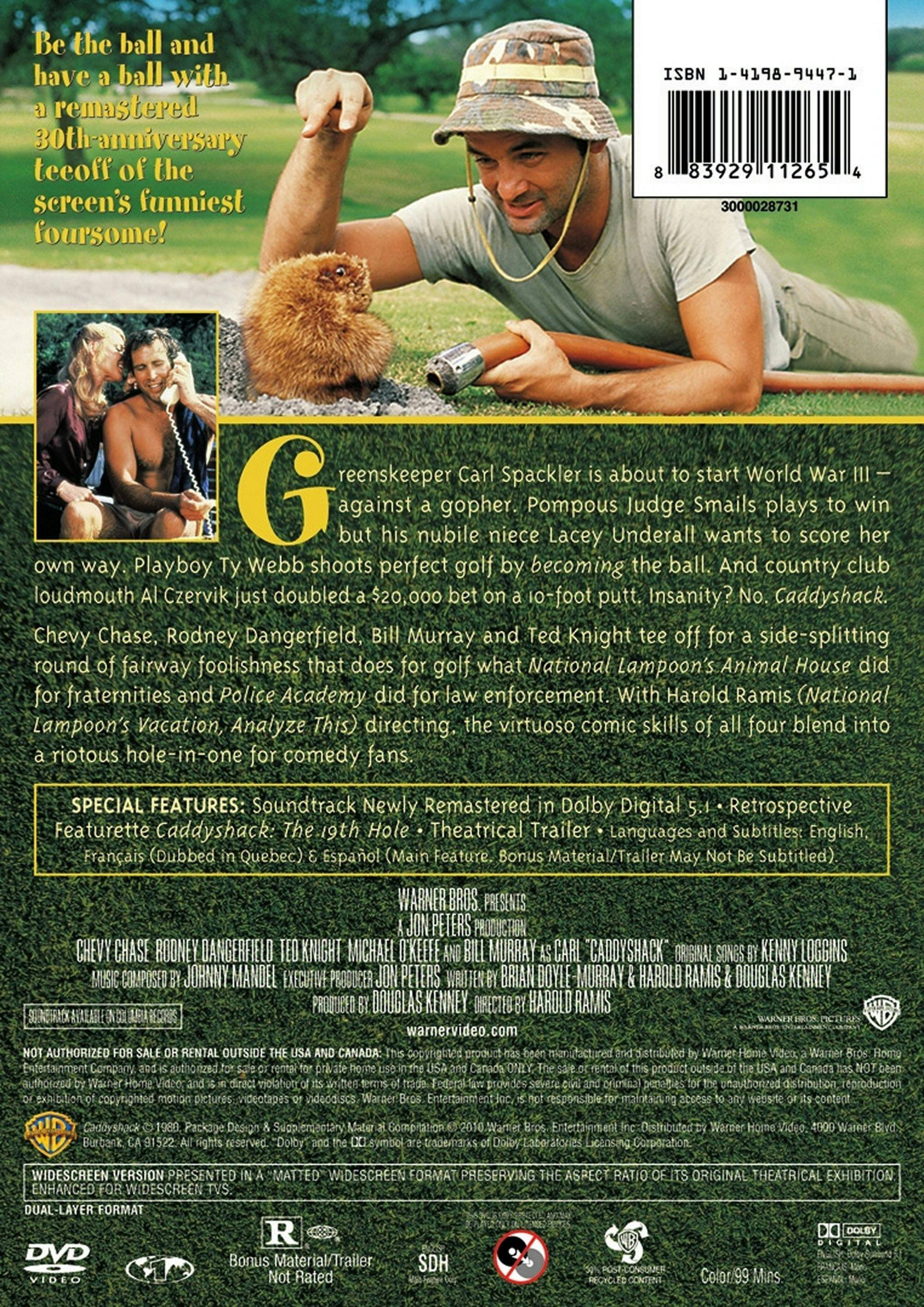Angle. Caddyshack (30th Anniversary Edition) [DVD].