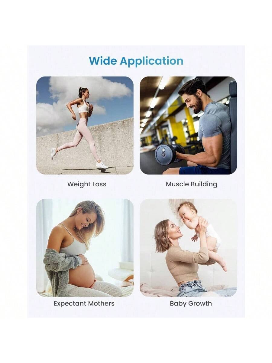 Wide Application

- Weight Loss
- Muscle Building
- Expectant Mothers
- Baby Growth