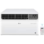 LG - 450 Sq. Ft. 10,000 BTU Smart Inverter Window Air Conditioner - White
