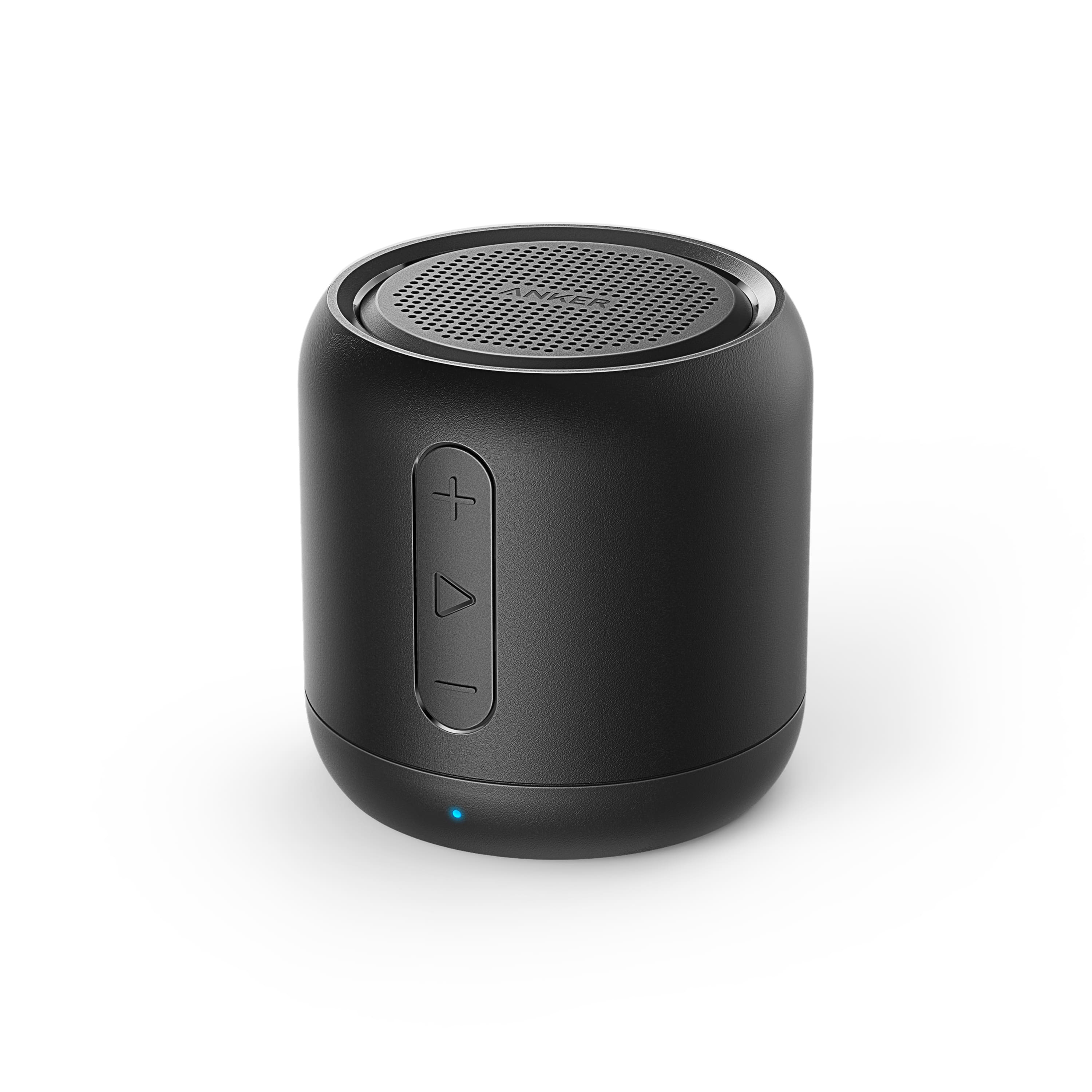 Soundcore - by Anker Mini Super-Portable Bluetooth Speaker with FM Radio and 15-Hour Playtime - Black - Front_Zoom