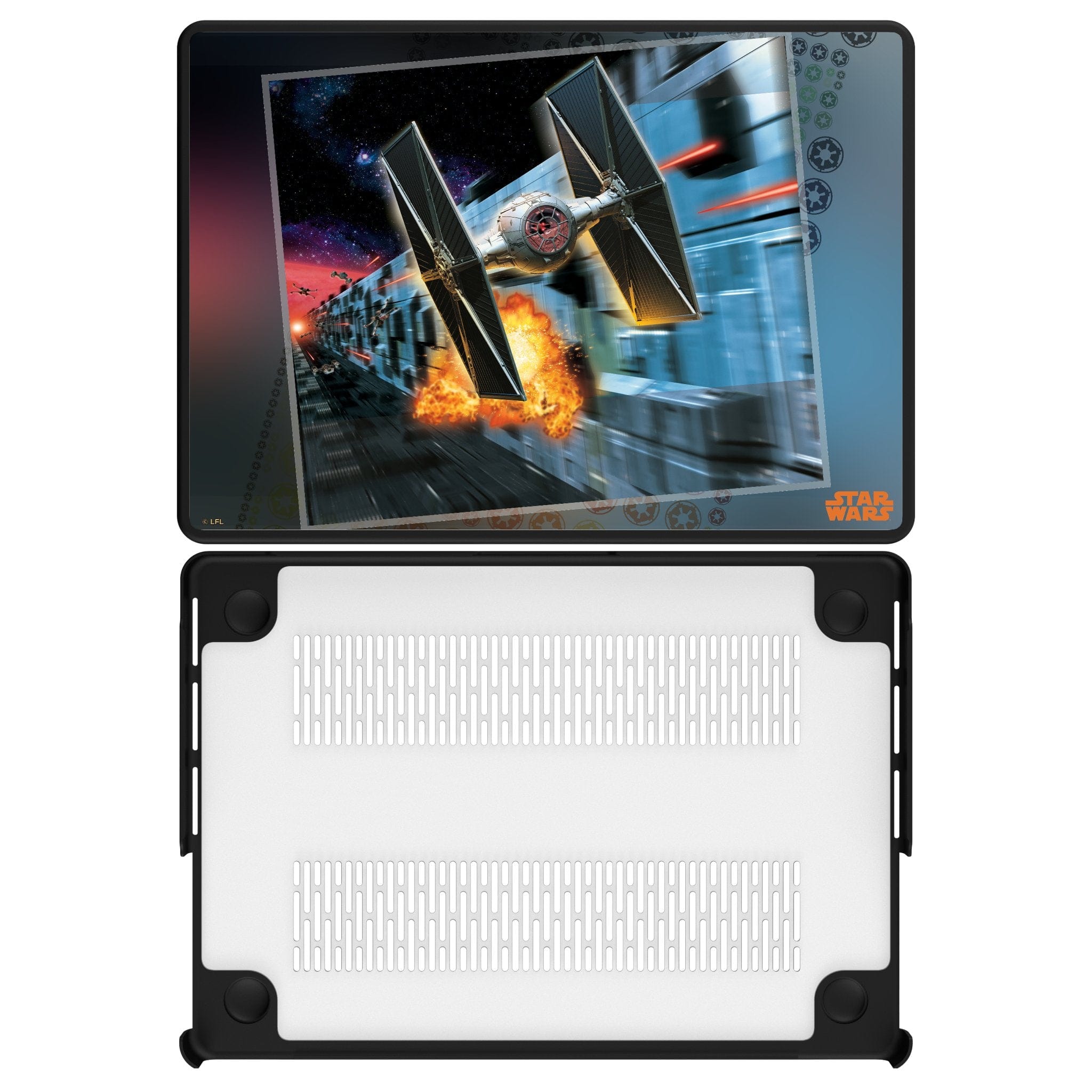Keyscaper - Star Wars: A New Hope Portrait Laptop Case - Apple MacBook Pro (13-inch, 2020) - TIE Fighter