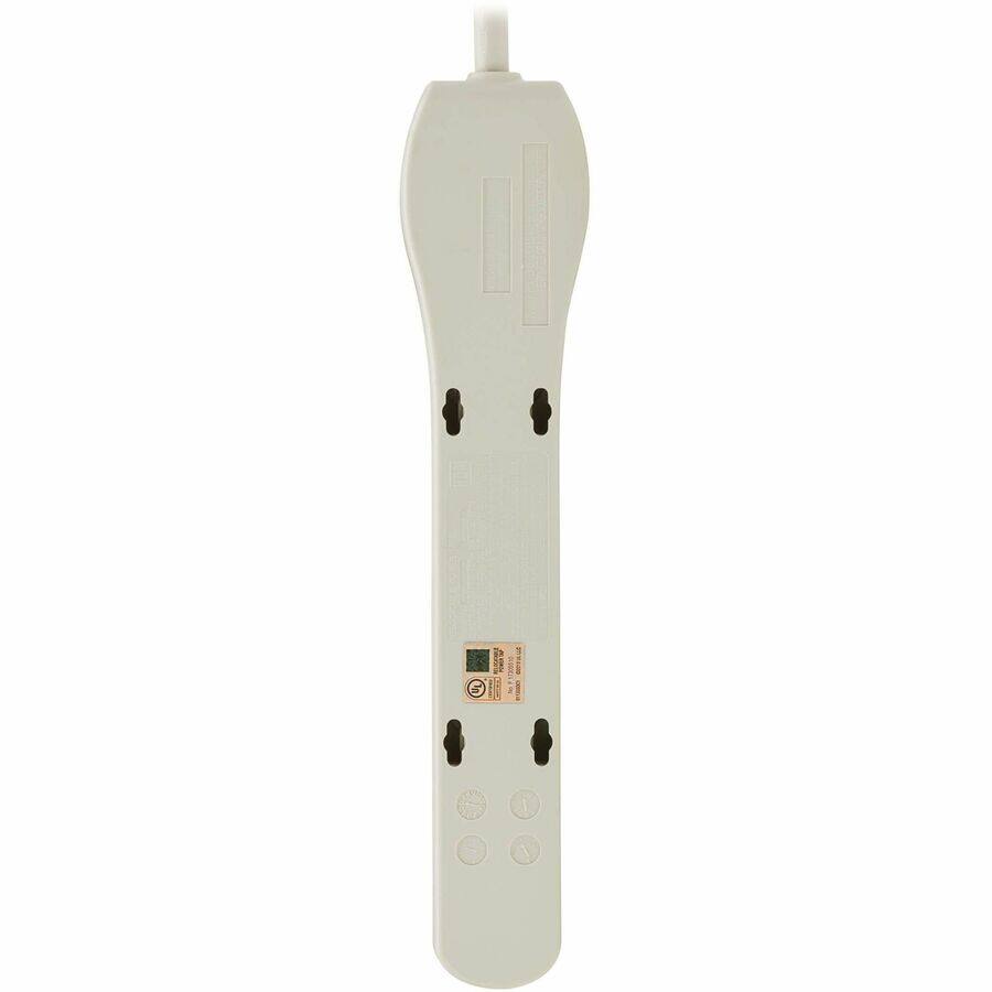 Alt View 3. Tripp Lite - Eaton Tripp Lite Series Industrial Power Strip, 6-Outlet, 4 ft. (1.2 m) Cord - NEMA 5-15P - 6 x NEMA 5-15R - 4 ft Cord - Gray.