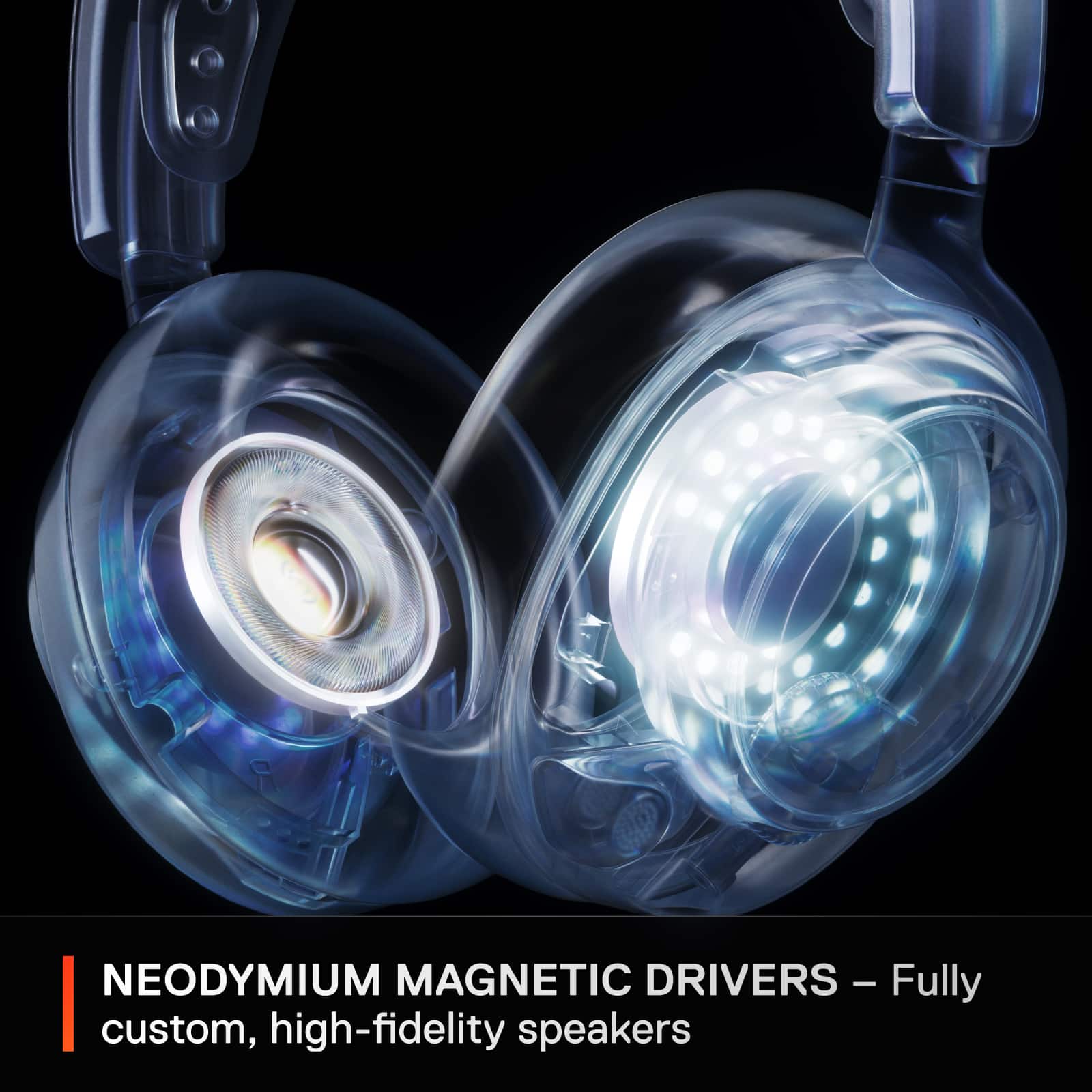 NEODYMIUM MAGNETIC DRIVERS - Fully custom, high-fidelity speakers.