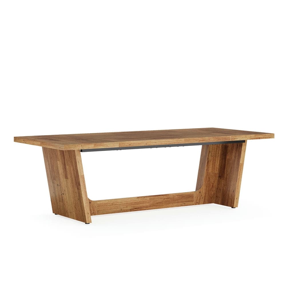 Kadyn - Study Writing Desk, Computer Desk,70.8-Inch Executive Desk, Wood Study Computer Desk Writing Table - Walnut