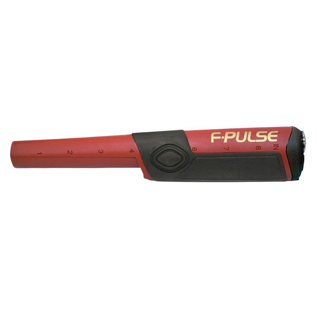 Left. Fisher - Fisher F-Pulse Waterproof Pinpointer Metal Detector, Red.