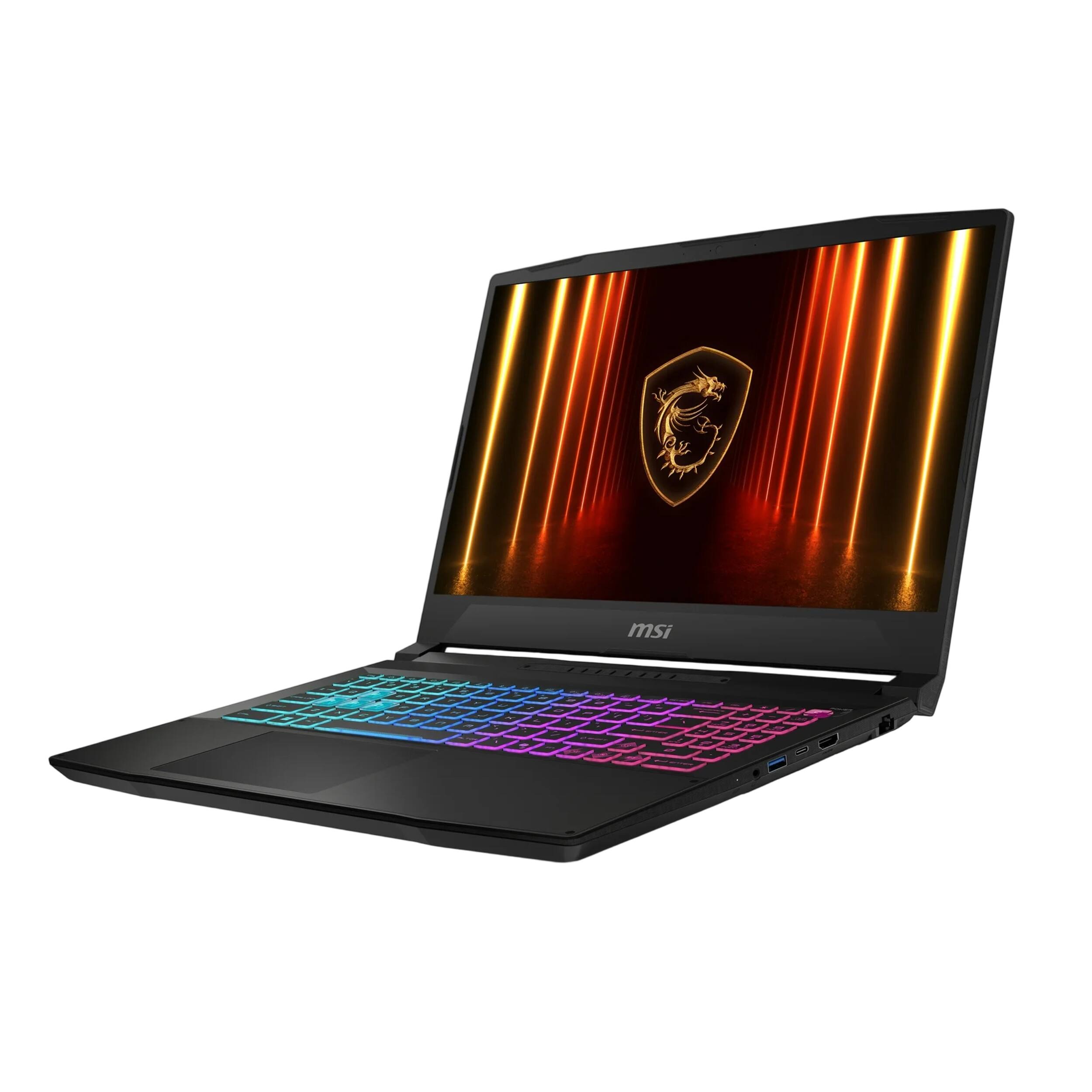 Alt View 2. MSI - MSI Katana 15.6" Gaming Laptop, Intel i7-14650HX, GeForce RTX 5070 8GB GDDR7,16GB DDR5,1TB SSD,Win 11,Black - Black.