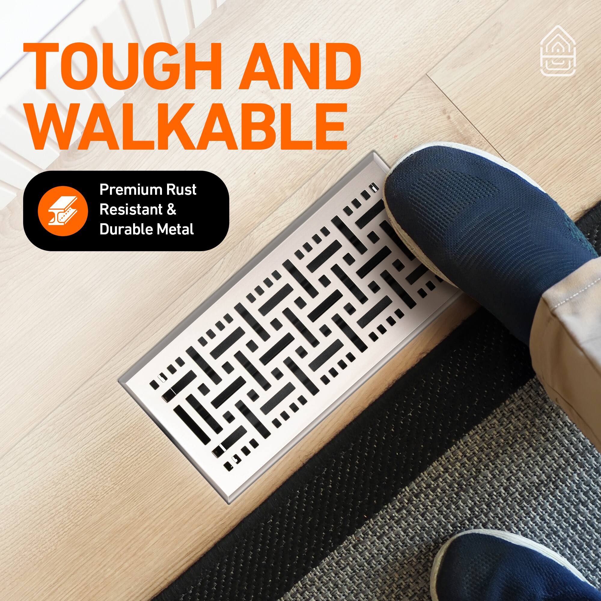 TOUGH AND WALKABLE

Premium Rust Resistant & Durable Metal