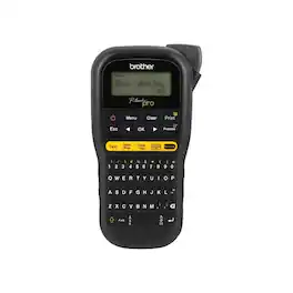 Brother - PTH111 P-Touch Pro Label Maker Bundle with Laminated Tapes and Case