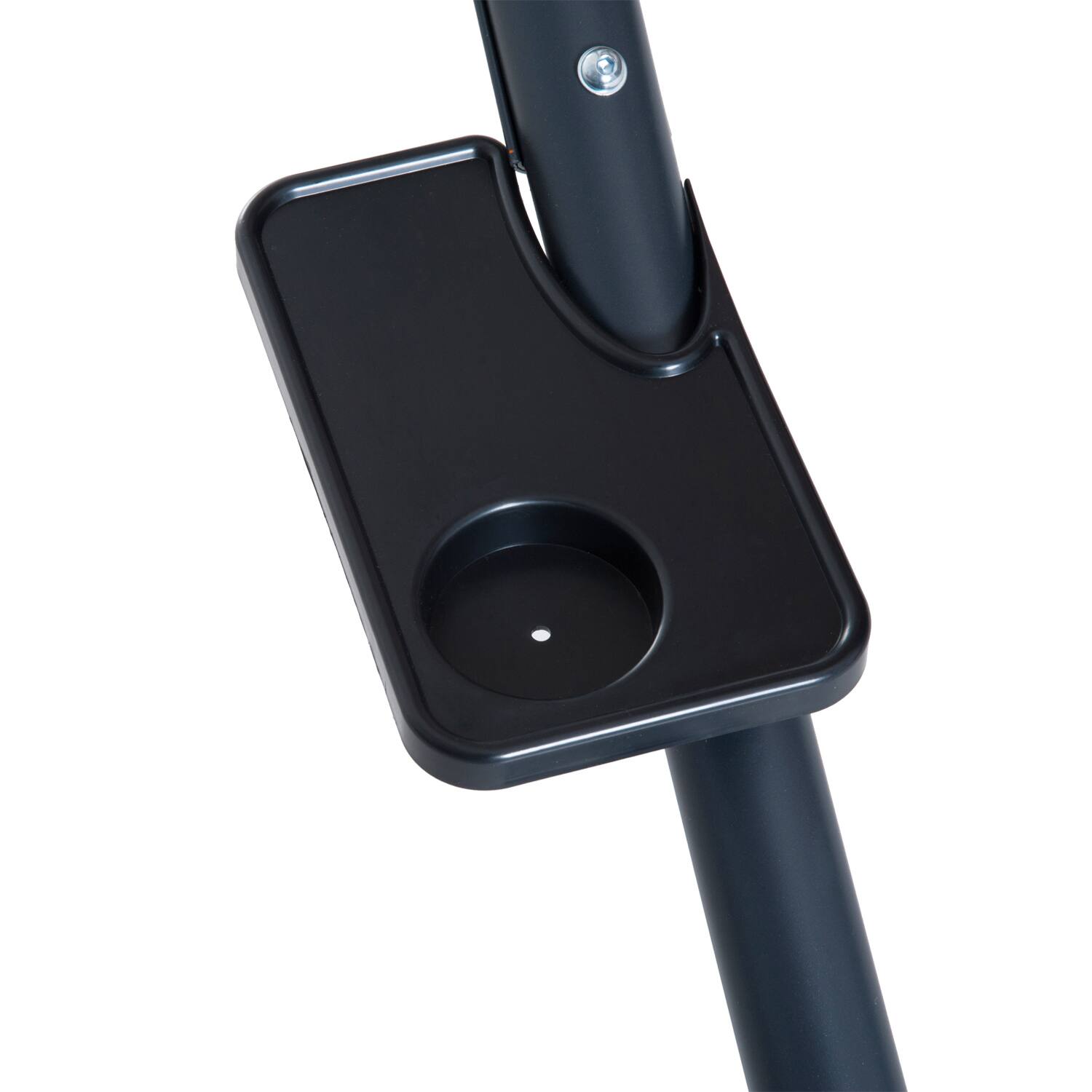 Alt View 7. Outsunny - Patio Swing Chair with 2 Separate Seats, Outdoor Swing Glider with Removable Canopy and Cup Holders, for Porch, Garden - Beige.