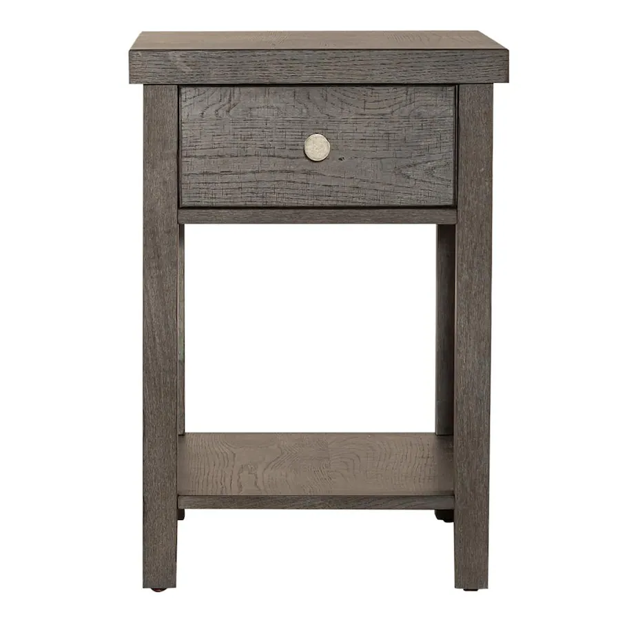 Disessing Liberty Furniture Industries Modern Farmhouse Drawer Chair Side Table ...