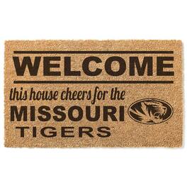Jardine - Missouri Tigers 18" x 30" Welcome Doormat - Brown